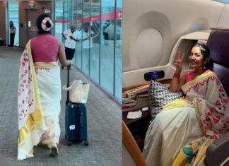 Indian actress fined AUD 1,980 at Melbourne airport for carrying jasmine gajra Image Source: Navya Nair (Instagram)