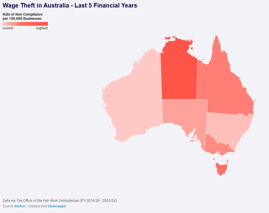 Wage theft doubles in Australia as $1.76 billion returned to workers over the past five years 3 2 3
