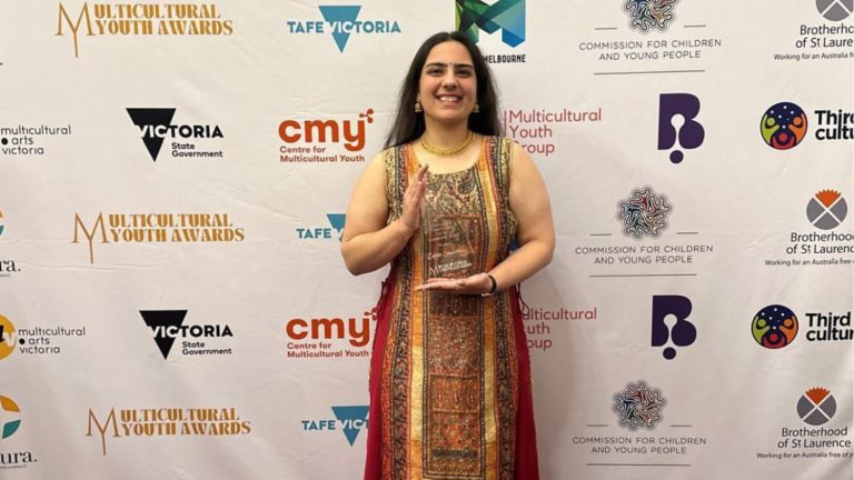 Devika Chaudhary recognised for outstanding contribution to the community at 2025 Multicultural Youth Awards