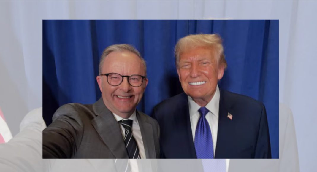 Image: Anthony Albanese and Donald Trump are expected to down sit together several months later than first planned. (Instagram: @Albomp)