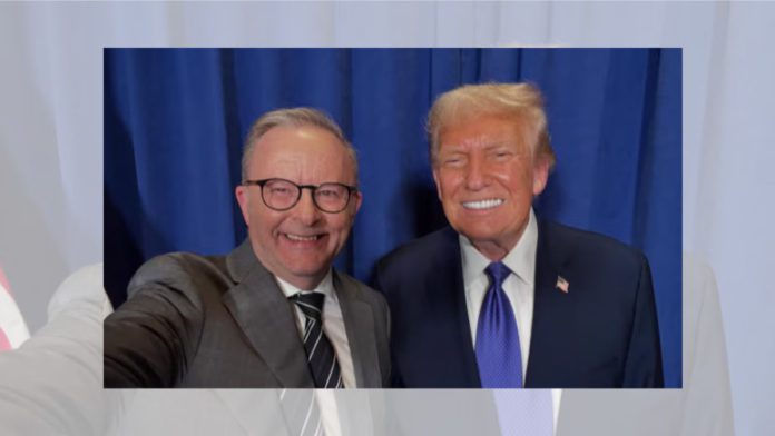 Image: Anthony Albanese and Donald Trump are expected to down sit together several months later than first planned. (Instagram: @Albomp)