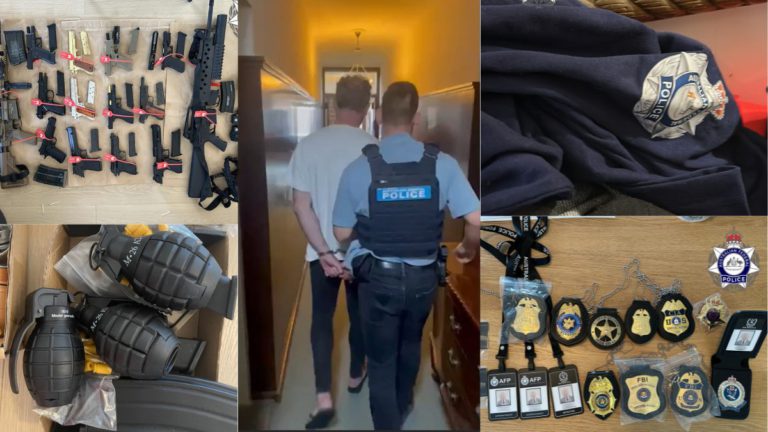 Sydney man charged with impersonating police and possessing illegal firearms