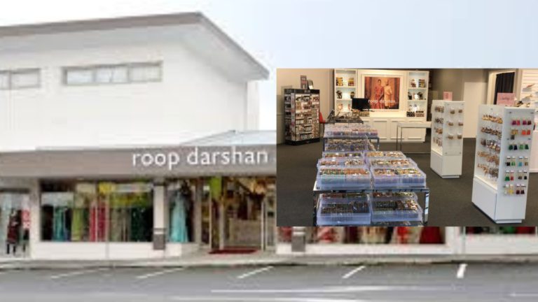 Indian jewellery and fashion store Roop Darshan attacked by nine masked robbers in Auckland