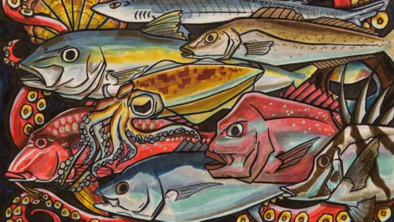 Maya’s colourful design to feature on Victoria’s new fishing licence