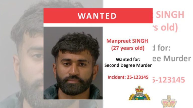 Canada-wide warrant issued for Manpreet Singh in murder of Amanpreet Saini
