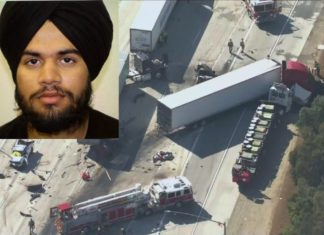 21-year-old truck driver Jashanpreet Singh faces DUI and vehicular manslaughter charges after horrific California crash kills three