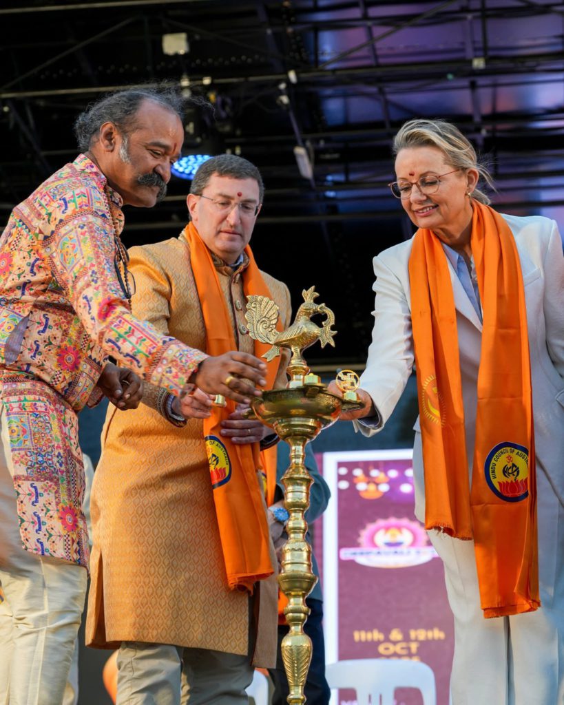 Leader of Opposition Sussan Ley at Hindu Council of Australia Diwali festival;Image Source: Supplied