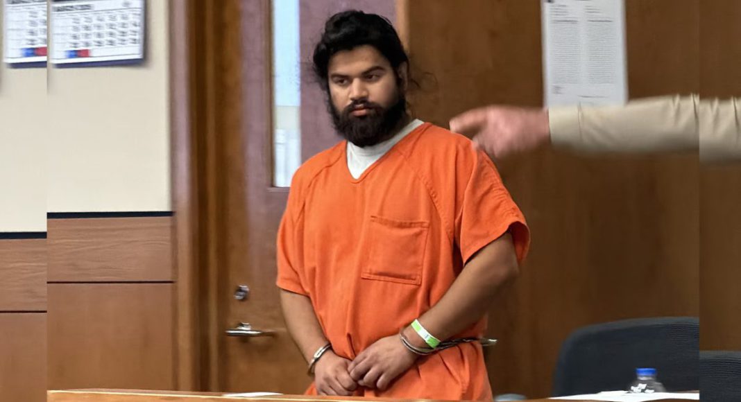 Jashanpreet Singh appears in court in Rancho Cucamonga, California, Oct. 24, 2025. KABC