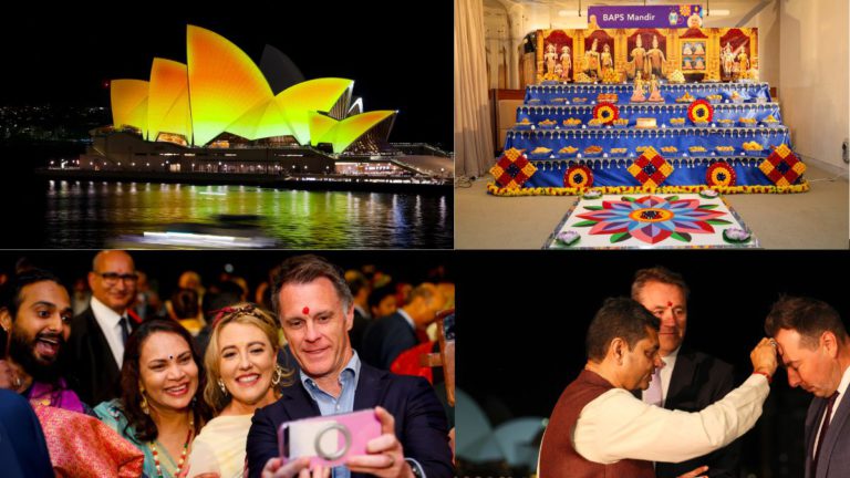 Sydney Opera House glows gold as NSW celebrates Diwali with joy, unity and colour