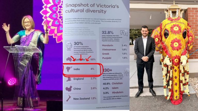 Shadow Minister Evan Mulholland demands Premier Jacinta Allan apologise over VMC’s decapitated India map