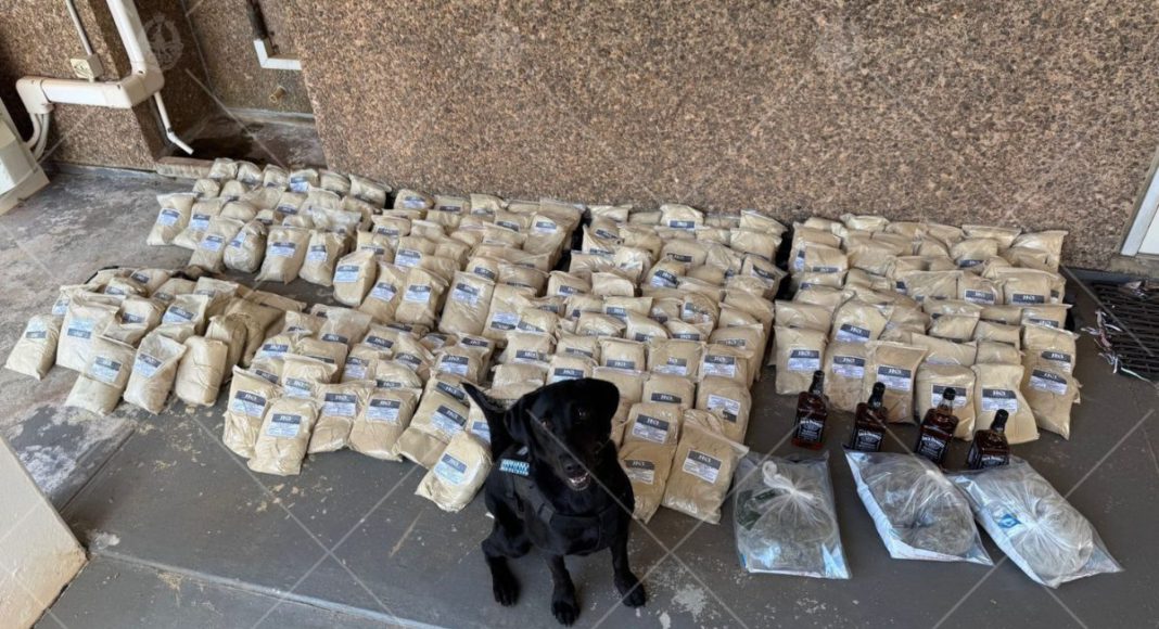 Image: Kava and cannabis seizure – East Arnhem Land (Source: NT Police)