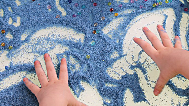 Asbestos has been found in children’s coloured sand. What’s the risk to kids?