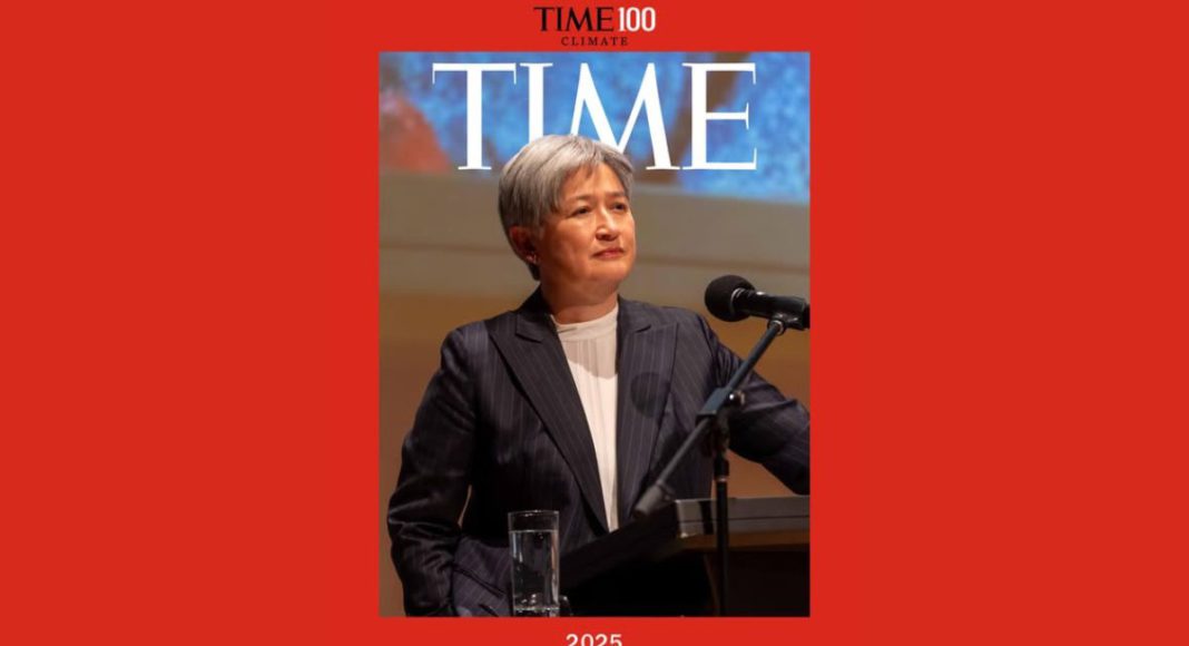 Image: oreign Minister Senator Penny Wong has been recognised by Time Magazine as one of the world’s most influential climate leaders, earning a place on the TIME100 Most Influential Climate Leaders 2025 list. (Source: Facebook)