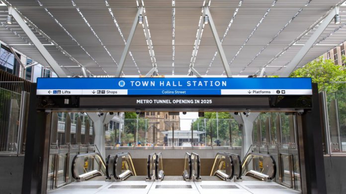 Image: Town Hall Station (Source: X)