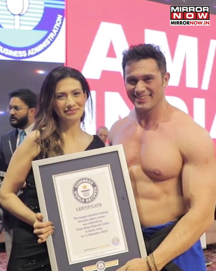 Steel Man of India shatters yet another world record with colossal Hercules Pillars feat 3 GmEFq14bAAA4ag3 3