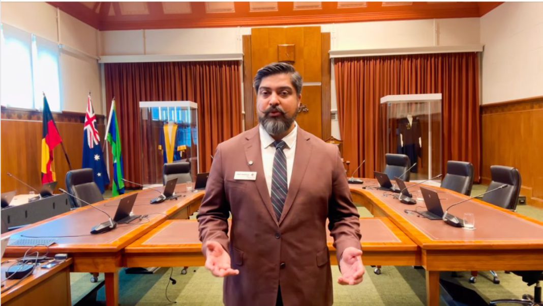 Maribyrnong Mayor Pradeep Tiwari; Image Source: The Australia Today