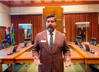 Maribyrnong Mayor Pradeep Tiwari; Image Source: The Australia Today