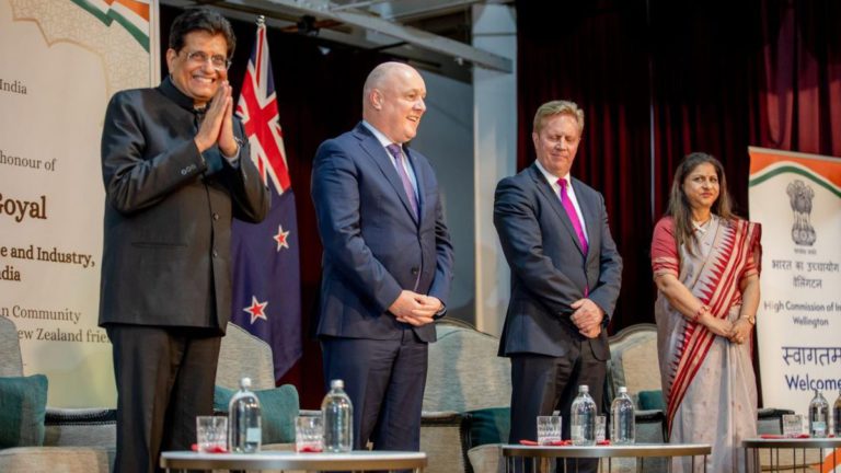 “Massive opportunities ahead”: PM Luxon skips Parliament to advance India–NZ FTA talks with Minister Goyal
