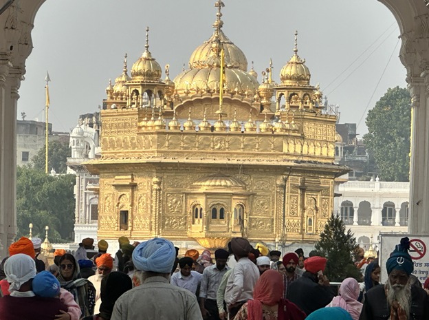 Image: The temple structures stand tall and exuberate a welcome feeling among locals and international guests. Community warmth at its best (Source: Supplied)