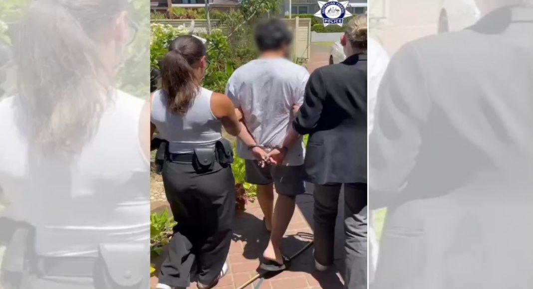 Image: Operation Duo - West Ryde arrest (Source: AFP)