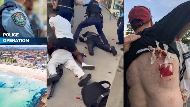 Bondi Beach locked down as police arrest two after reported gunfire