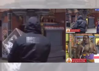 Masked thief steals donation box from Hindu temple in broad daylight