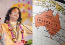 Was Australia created from a pile of weapons left by an Indian god?