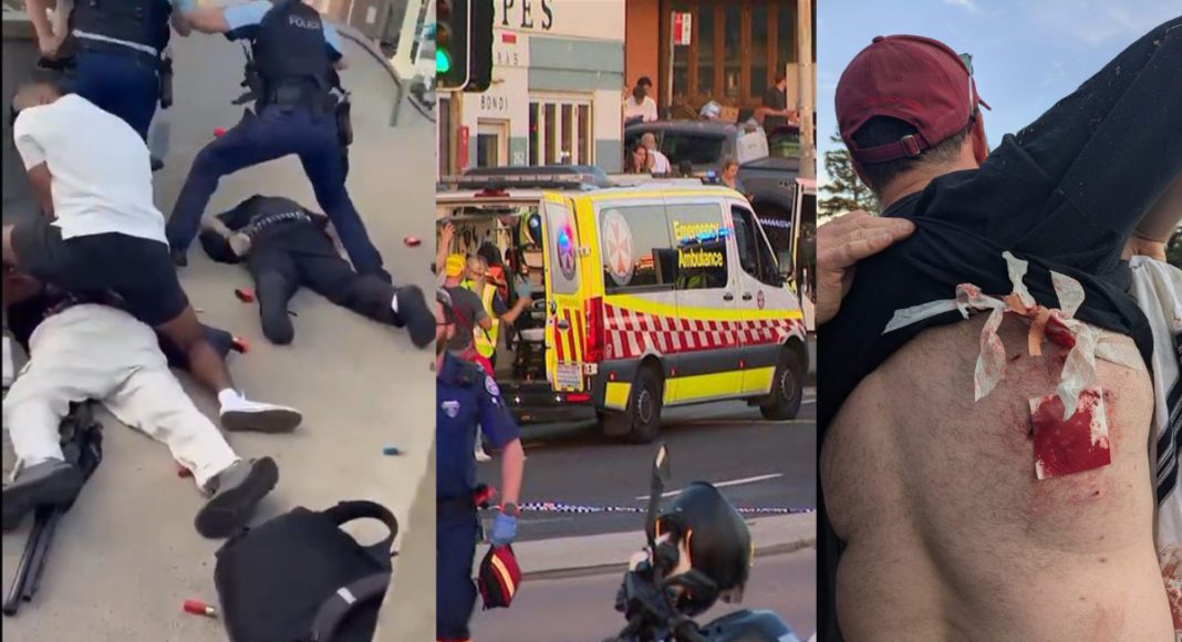 Image: Ten killed in ‘shocking and distressing’ Bondi Beach shooting near Jewish community gathering (Source: X)