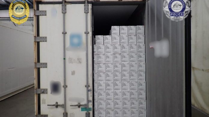 Image: 27kg cocaine seizure at Port Botany (Source: AFP)