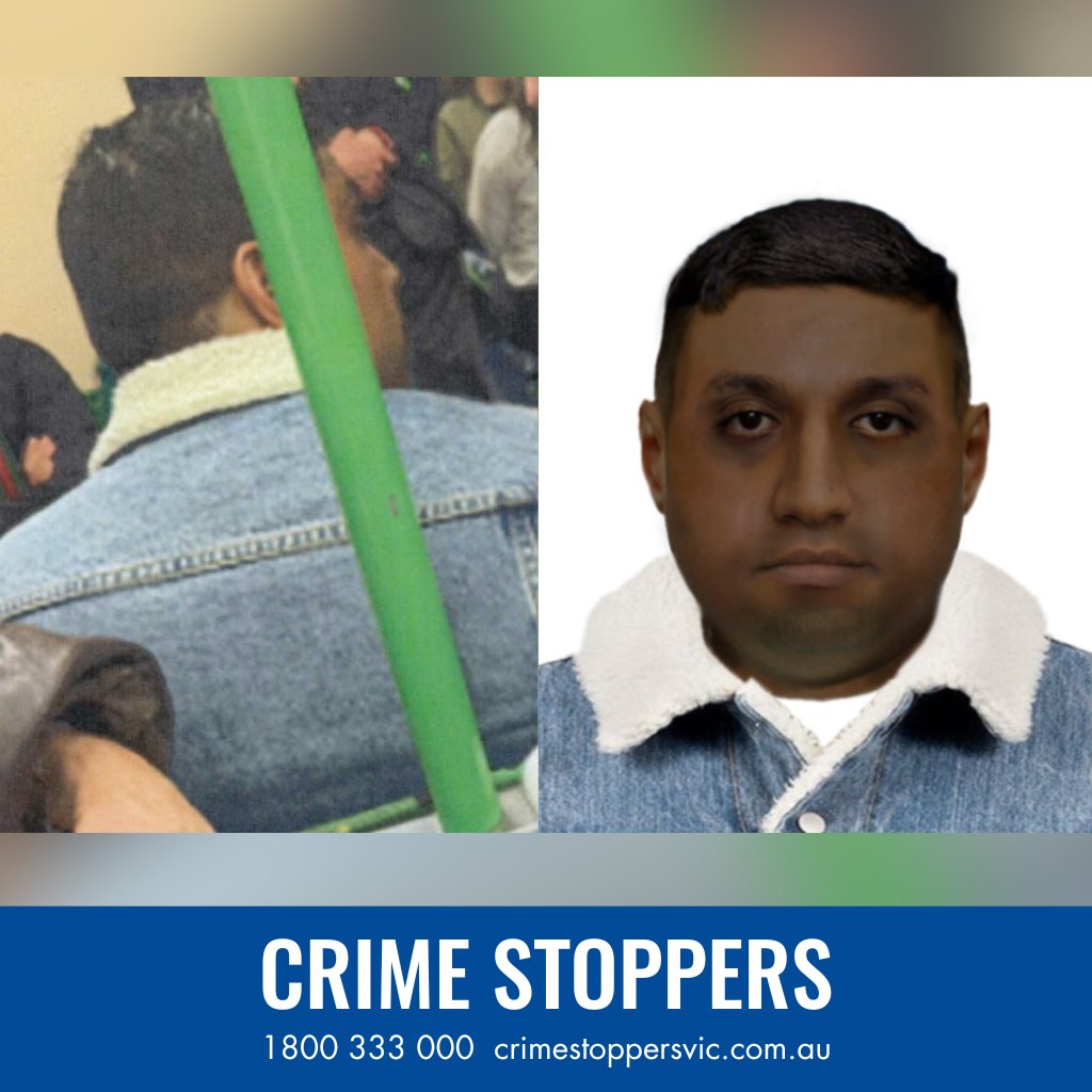 Police release image of 'Indian-appearing' man after alleged upskirting incident on tram 1 1