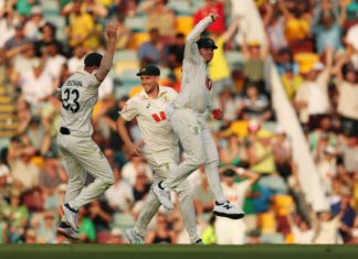 Australia have put one hand on the Ashes urn, thumping England by eight wickets at the Gabba Image Source: X/ICC