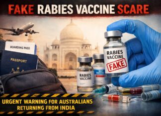 Alleged fake rabies vaccine scare sparks urgent warning for Australians returning from India AI generated Image by The Australia Today team
