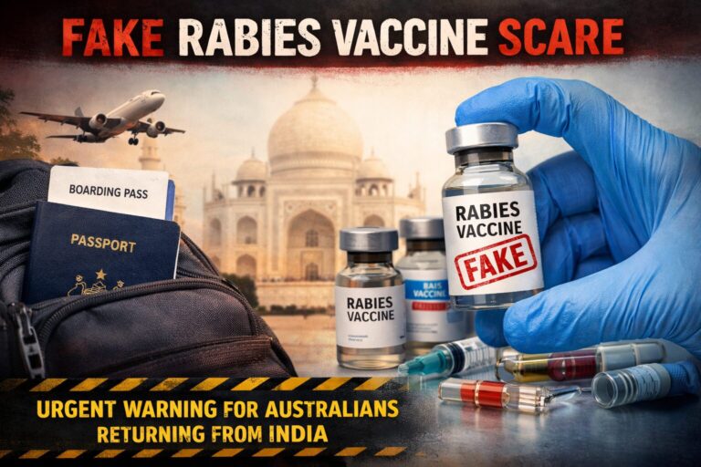 Alleged fake rabies vaccine scare sparks urgent warning for Australians returning from India