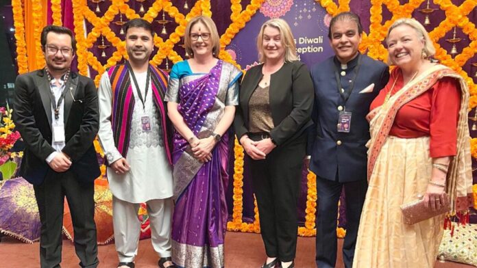 File image: Victoria's Premier Jacinta Allan hosting a Diwali reception in 2024 (Source: Facebook - VMC)
