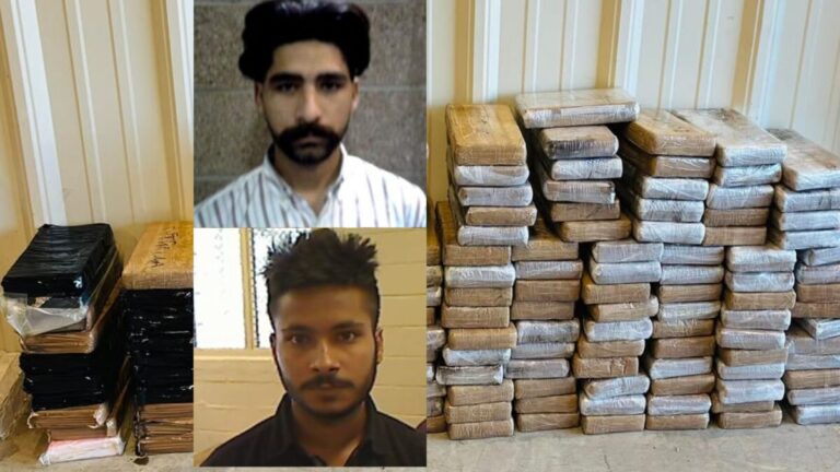 California truckers Gurpreet Singh and Jasveer Singh arrested with $7m cocaine stash hidden in semi-truck