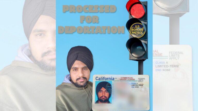 Running a red light lands Indian truck driver Sukhdeep Singh in US deportation net