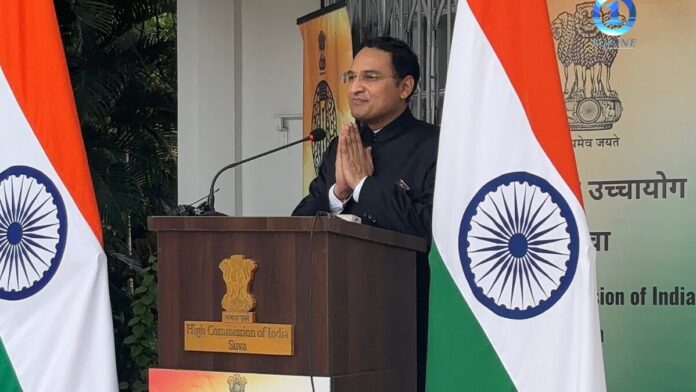 Image: Indian High Commissioner to Fiji Suneet Mehta (Source: Fiji One News)