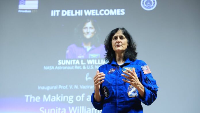 Image: Indian-origin NASA astronaut Sunita Williams, renowned for her record-setting missions aboard the International Space Station (ISS), has visited Delhi to deliver an inspiring lecture titled “The Making of an Astronaut: Sunita Williams’ Story