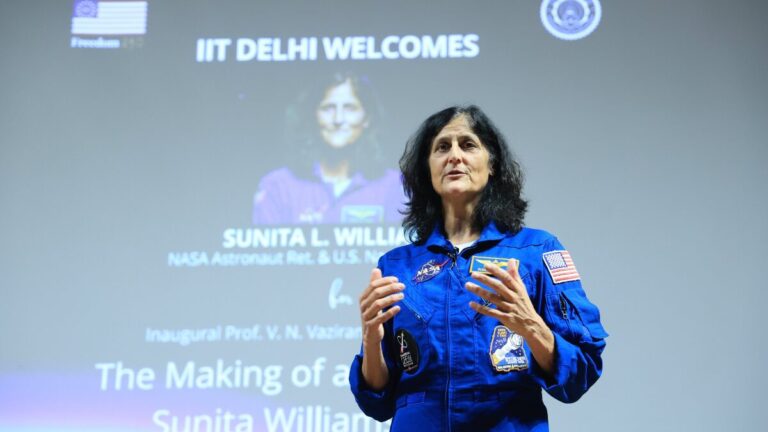 Indian-American astronaut Sunita Williams shares space adventures and inspires students to dream big