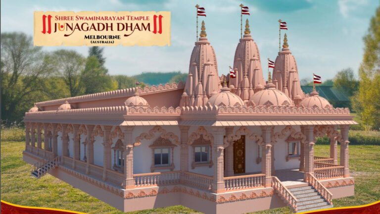 Shree Swaminarayan Temple Junagadhdham Melbourne to host historic Murti Pratishtha Mahotsav on 21-26 January