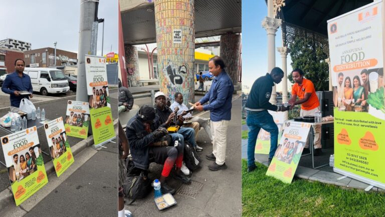 Dinesh Gourisetty’s Annapurna initiative serves 5,000 free meals in Melbourne’s West