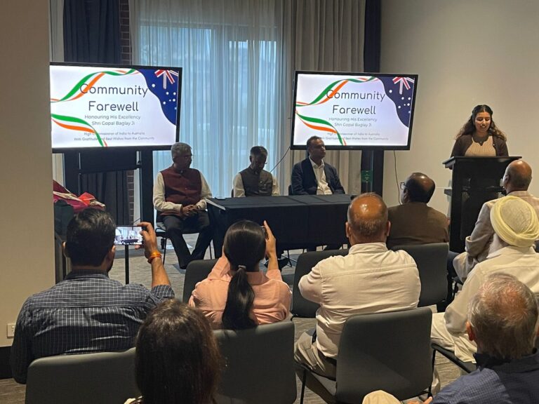 Indian-Australian community farewells High Commissioner Gopal Baglay at Melbourne event by AIDF