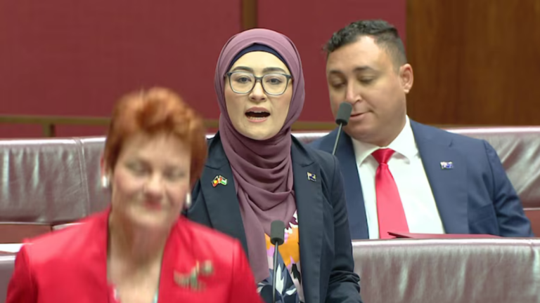 Afghanistan-born Fatima Payman tells One Nation leader Pauline Hanson to ‘pack her bags and go to the US’