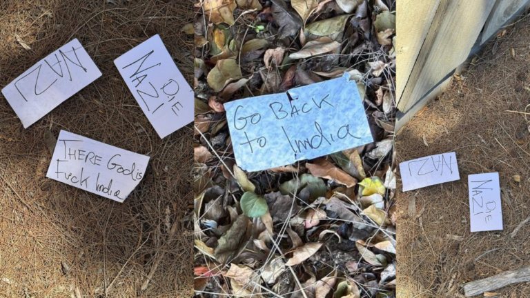 ‘Go back to India’: Melbourne family shaken after racist hate notes appear outside home