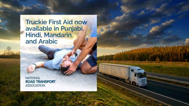 NatRoad offers free first aid training in Punjabi and Hindi for Australia’s growing truck driver workforce