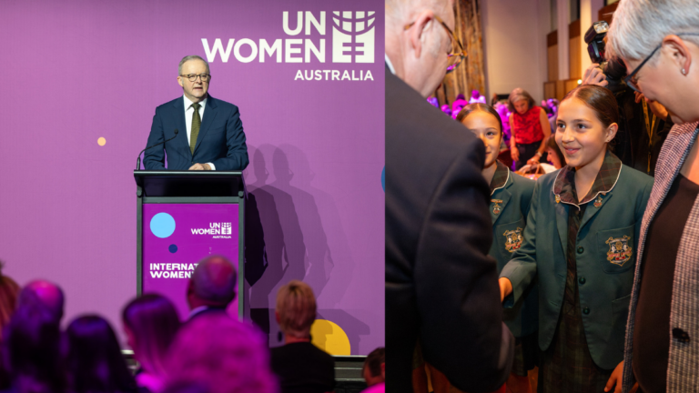 Albanese marks International Women’s Day with pledge to ‘balance the scales’ on equality
