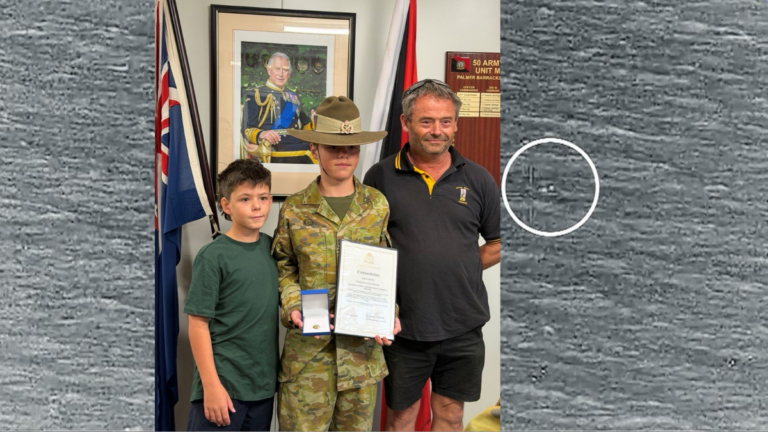 Young sea rescue hero Austin Appelbee awarded top Army Cadets honour