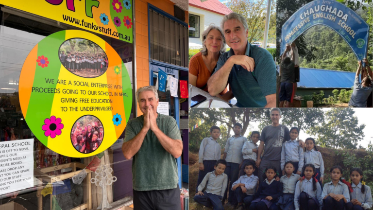 How a Melbourne couple turned disaster relief into hope and learning in Nepal