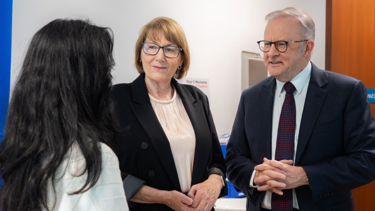 Albanese reiterates hard line on ISIS returns as women’s health reforms roll out in Melbourne