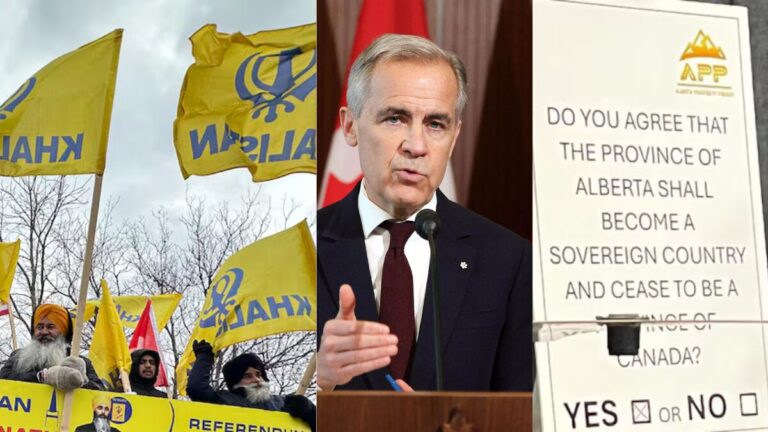 Canada defends Khalistan extremism as free speech but cries treason over Alberta talks